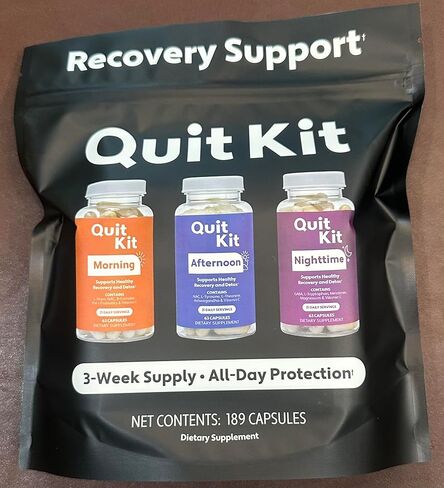 Detox & Withdrawal Support System | 21-Day Recovery Supplement for Anxiety, Stress, Sleep, Mood & Craving Support | Magnesium Glycinate, GABA, L-Theanine in Saudi Arabia