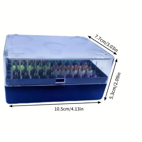 50pcs Micro Drill Bit Set, Tungsten Carbide PCB Drill Bits for Printed Circuit Board, Jewelry, Model Making, DIY Woodworking, Plastic & Resin Craft in Saudi Arabia