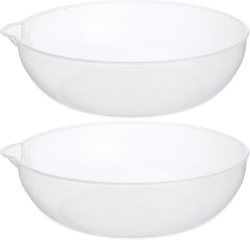 SEWACC 2pcs Kitchen Scale Tray Food Scale Tray Bowl with Capacity Markings for Cake Baking and Kitchen Storage in Saudi Arabia