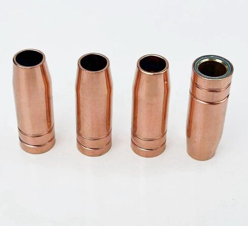 مجموعة ملحقات مسدس اللحام MIG 30-Pack MB15 15AK؛ أطراف اتصال اللحام 0.030 بوصة 0.8 مم، فوهة غاز/حامل طرف الاتصال يناسب شعلة لحام MIG Co2، نحاس (مجموعة ملحقات 0.030 بوصة) in Kuwait