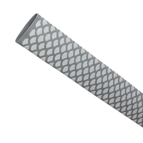 Heat Shrink Tubing, 3.28ft 2:1 Shrink Ratio Heat Shrink Tube for Fishing Rod Grips with Non Slip Waterproof, Fish Scale Pattern Heat-Shrink Tubing (1, Grey, Dia:25mm) in Saudi Arabia
