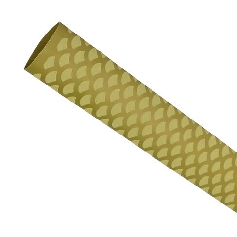 Heat Shrink Tubing, 3.28ft 2:1 Shrink Ratio Heat Shrink Tube for Fishing Rod Grips with Non Slip Waterproof, Fish Scale Pattern Heat-Shrink Tubing (1, Grey, Dia:25mm) in Saudi Arabia