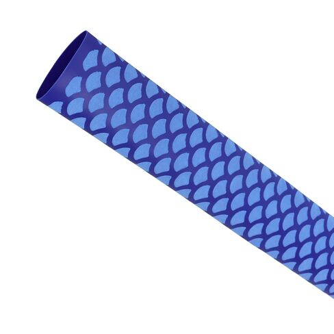 Heat Shrink Tubing, 3.28ft 2:1 Shrink Ratio Heat Shrink Tube for Fishing Rod Grips with Non Slip Waterproof, Fish Scale Pattern Heat-Shrink Tubing (1, Grey, Dia:25mm) in Saudi Arabia