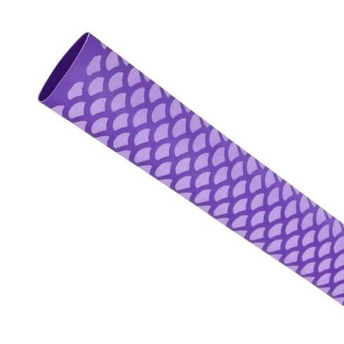 Heat Shrink Tubing, 3.28ft 2:1 Shrink Ratio Heat Shrink Tube for Fishing Rod Grips with Non Slip Waterproof, Fish Scale Pattern Heat-Shrink Tubing (1, Grey, Dia:25mm) in Saudi Arabia