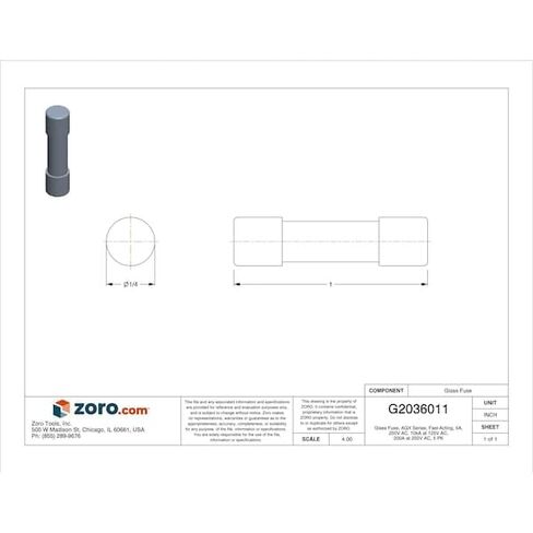Bussmann AGX-5 AGX Series Fuse، سريع المفعول، 5 أمبير، 250 فولت، أنبوب زجاجي، 1/4 بوصة × 1 بوصة (عبوة من 5) in Kuwait
