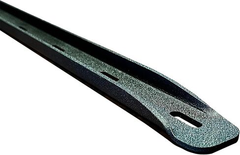 Bidwell Wood & Iron C-Channel Table Brace 2.0 Micro – 34" Hidden Steel Support for Live Edge or Slab Wood Tops – Heavy-Duty 1/2" Leg Steel Tabletop Stabilizer – Single Piece in Saudi Arabia