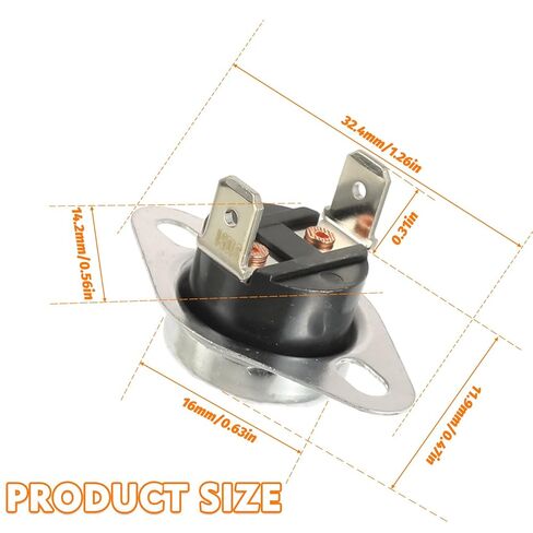31091 Limit Switch Compatible with Atwood/Hydro Flame/Dometic RV Furnace, High Temperature Limit Switch 190℉(Pack of 2) in Saudi Arabia