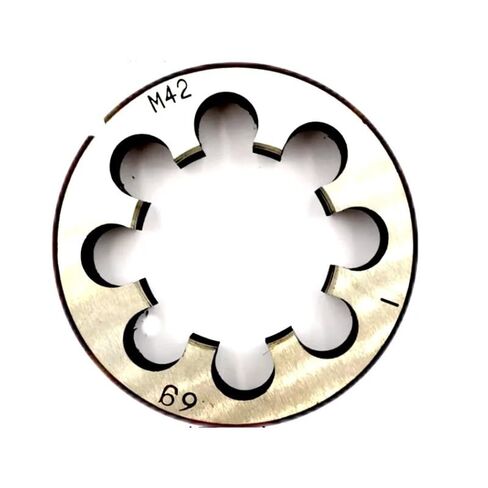 HSS 1PCS Metric Thread Right Left Round Die M42 M45 X4.5 X4 X3 X2 X1.5 X1.25 Screw Threading Dies(M42X1) in Saudi Arabia