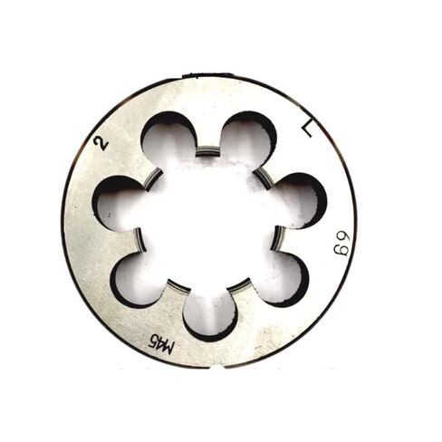 HSS 1PCS Metric Thread Right Left Round Die M42 M45 X4.5 X4 X3 X2 X1.5 X1.25 Screw Threading Dies(M42X1) in Saudi Arabia