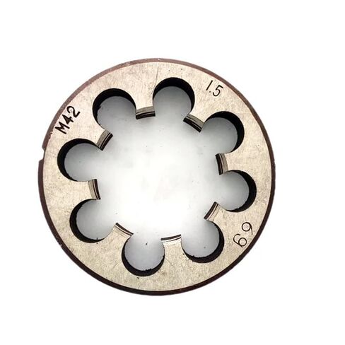 HSS 1PCS Metric Thread Right Left Round Die M42 M45 X4.5 X4 X3 X2 X1.5 X1.25 Screw Threading Dies(M42X1) in Saudi Arabia