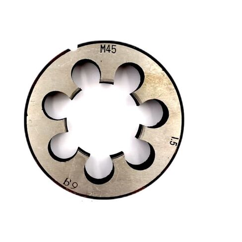 HSS 1PCS Metric Thread Right Left Round Die M42 M45 X4.5 X4 X3 X2 X1.5 X1.25 Screw Threading Dies(M42X1) in Saudi Arabia