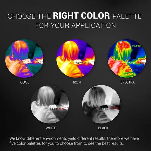 PerfectPrime IR0005 Infrared (IR) Thermal Imager & Visible Light Camera with IR Resolution 49,152 Pixels, JPG/Video MP4 in Saudi Arabia
