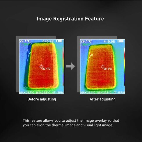PerfectPrime IR0005 Infrared (IR) Thermal Imager & Visible Light Camera with IR Resolution 49,152 Pixels, JPG/Video MP4 in Saudi Arabia