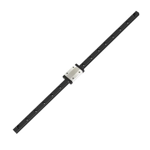 MGN7 MGN9 MGN12 MGN15 1* Miniature Rail Slide+ 1000mm/Only 1Pcs Black Linear Block(MGN12H,1000mm) in Kuwait