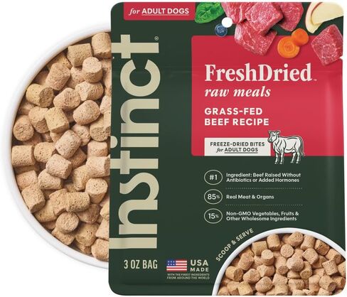 Instinct Freeze Dried Raw Meals, Natural Dry Dog Food, Grain Free - Cage Free Chicken, 25 oz. Bag in Saudi Arabia
