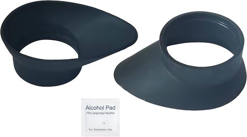 1 Pair Binocular Eye Cup, 42-46mm Eyepiece Shield Rubber Eye Guards Microscope Eyepiece Covers in Saudi Arabia