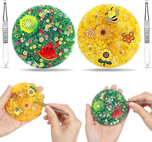 2 Pack Skin Picking Fidget Toys，Silicone Picking Pad with Tweezer, Hair Pulling Fidget Toys for Adults with Anxiety, ADHD, Trichotillomania or Dermatillomania in Saudi Arabia