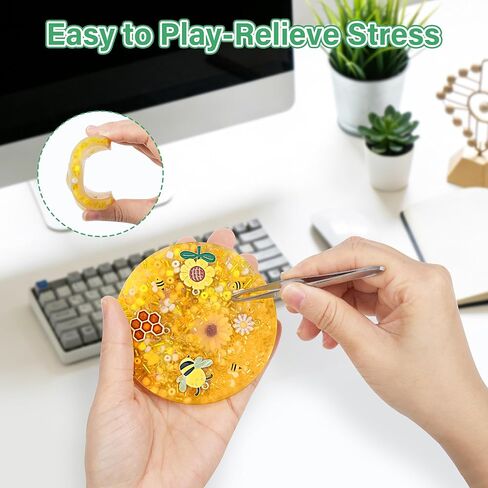 2 Pack Skin Picking Fidget Toys，Silicone Picking Pad with Tweezer, Hair Pulling Fidget Toys for Adults with Anxiety, ADHD, Trichotillomania or Dermatillomania in Saudi Arabia