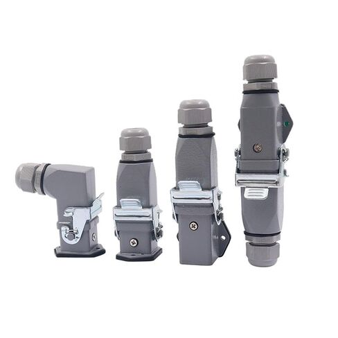 Heavy Duty Connector 5core (4+1) 10A Rectangular Aviation Male Female Industrial Top and Side Line 1Pcs(Cable Joint Connect) in Saudi Arabia