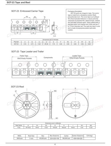 (عبوة من 100 قطعة) Chanzon BAV70 SMD صمامات ثنائية سريعة التبديل للإشارة الصغيرة عالية السرعة 200 مللي أمبير 70 فولت SOT-23 (SOT-23-3) 200 مللي أمبير 70 فولت (علامة A4) in Saudi Arabia