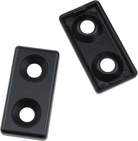 8pcs Black 6 zinc end Cover T-Slot Aluminum Profile Accessories Extruded end Cover with M6*10 Bolt Wrench Suitable for 2040 Series European Standard Aluminum Profiles in Saudi Arabia