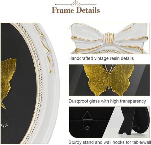 Desklens 4x6 Vintage Picture Frame, Gold Antique Ornate Picture Frame, Victorian Retro Decorative Photo Frames for Tabletop & Wall, Baroque Home Decor Frames in Saudi Arabia