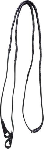 54" Full Horse English Laced Black Leather Reins 805LR04BK in Saudi Arabia