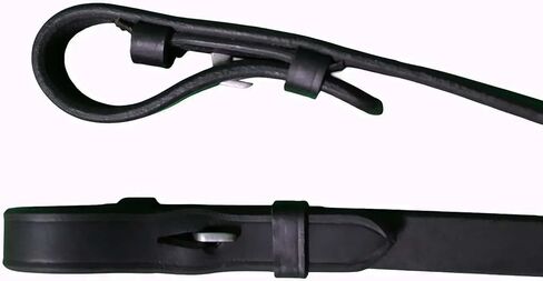 54" Full Horse English Laced Black Leather Reins 805LR04BK in Saudi Arabia