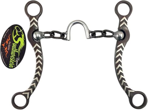 Southwestern Equine Long Shank Arrow Ported Bit (Ported Chain, 5-1/4" Mouth - 8" Cheeks) in Saudi Arabia