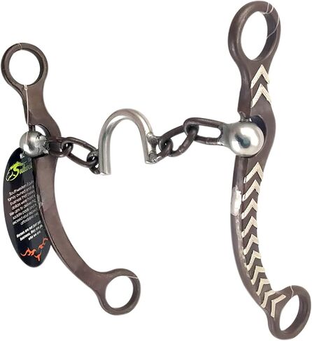 Southwestern Equine Long Shank Arrow Ported Bit (Ported Chain, 5-1/4" Mouth - 8" Cheeks) in Saudi Arabia