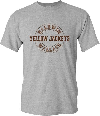 Baldwin Wallace Yellow Jackets Unisex Short Sleeve T-Shirt - Baldwin Wallace Yellow Jackets Apparel in Saudi Arabia