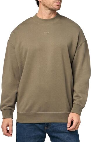 HUGO womens Small Logo French Terry Sweatshirt in Saudi Arabia