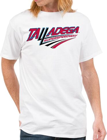 Junk Food NASCAR Talladega Speedway Logo - Adult Unisex Adult NASCAR Fan T-Shirt for Men & Women in Saudi Arabia