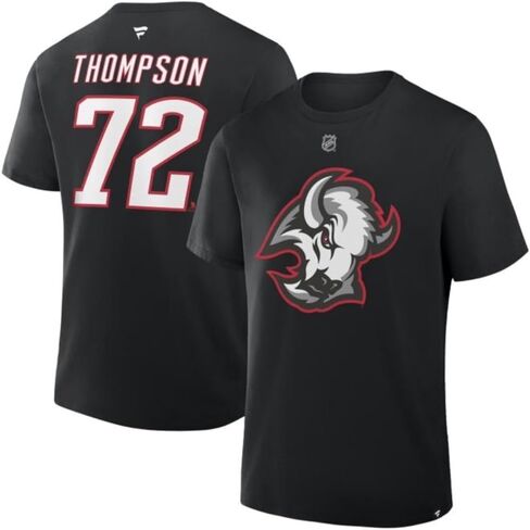 Buffalo Sabres Tage Thompson Black Men's N&N Jersey T-Shirt in Saudi Arabia