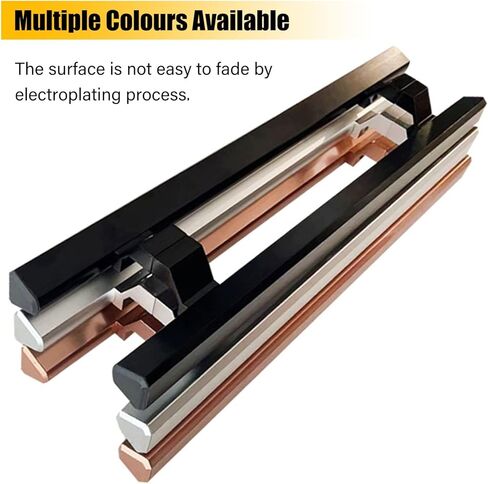 Door Handle Sliding Barn Door Handle Barn Door Push Pull Handle, Aluminum Heavy Duty Glass Door Handles, Commercial Entrance Entry Front Door Pulls for Office, Garage in Saudi Arabia