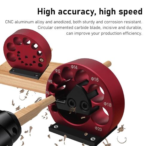 High Speed Carbide Inserts,Easy Operation Electric Drill Stick Dowel Wooden Rods,Efficient Cutting Dowel Maker Jig Ki,for Woodworking in Saudi Arabia