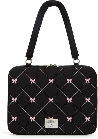 Cuity Bow Laptop Case Coquette 13-15 بوصة منتفخ كمبيوتر محمول منتفخ. in Saudi Arabia
