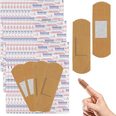 150pcs 1" x 3" Sterile Bandage Bulk Fabric Adhesive Flexible Bandages Breathable for First Aid Skin Wound Protection Care in Saudi Arabia