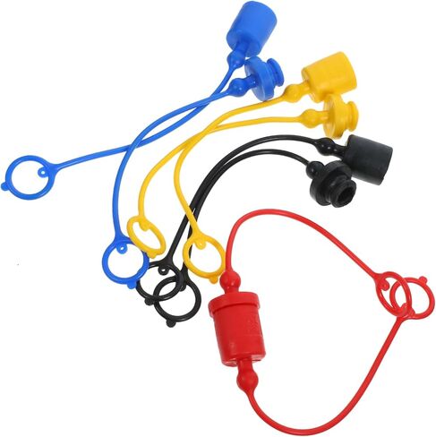 16pcs Kubota Compatible Hydraulic Coupler Cap Dust Covers for Fittings Industrial Parts Quick Connect in Saudi Arabia