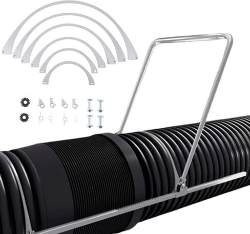 أداة شد الأنابيب المموجة HDPE، مجموعة سحب وتوصيل الأنابيب شديدة التحمل مقاس 8-24 بوصة (DN200-600mm)، تركيب سريع للصرف الصحي والصرف الصحي والقناة الكهربائية ومشاريع البناء in Kuwait