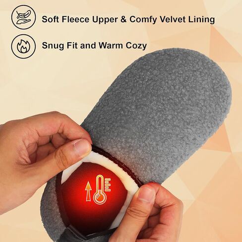 Slipper for Women Men Slipper Socks House Shoes Rubber Sole Slip On Soft-Lightweight Non Slip Indoor/Outdoor in Saudi Arabia