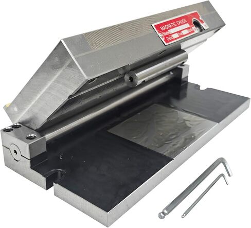 INTBUYING Permanent Magnetic Sine Plate, Permanent Magnetic Chuck, 6x6in Single Sine Plate Powerful Chuck for Grinding Machine Lathe Magnets 10KG/CM² Suction in Saudi Arabia