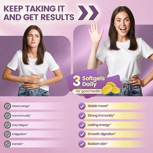 VivoNu Prenatal Vitamins for Women, Vitamin D3, K2, B6, B12, C with Folic Acid, DHA, Choline, Probiotic, Iron, Calcium, Zinc & Magnesium, 300 Pregnancy Multivitamin Softgels (1 Bag / 300 softgels) in Kuwait