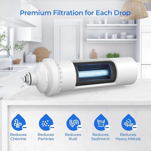 خرطوشة فلتر مياه لآلة صنع الثلج من IOMQ، متوافقة مع سلسلة Ice-O-Matic IFQ IFQ1، وأنظمة تنقية المياه IFQ2، عبوتان in Kuwait