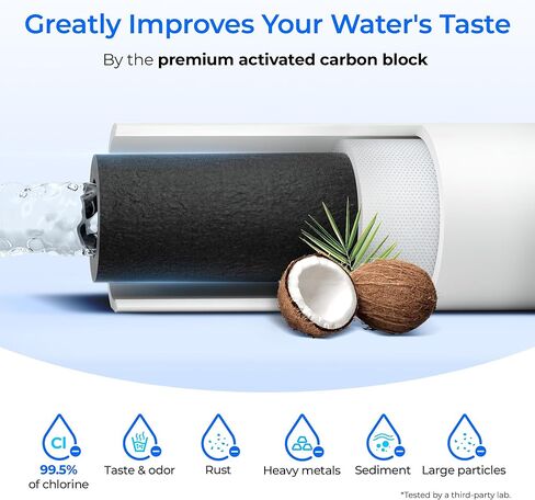 Waterdrop FQK2J Under Sink Water Filter, Replacement for GE FQK2J, FQK1K, 1350 Gallons Dual Flow Drinking Water Replacement Filters (4 Count) in Saudi Arabia
