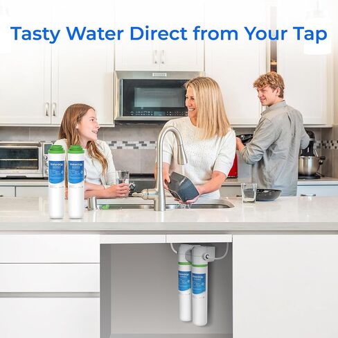 Waterdrop FQK2J Under Sink Water Filter, Replacement for GE FQK2J, FQK1K, 1350 Gallons Dual Flow Drinking Water Replacement Filters (4 Count) in Saudi Arabia