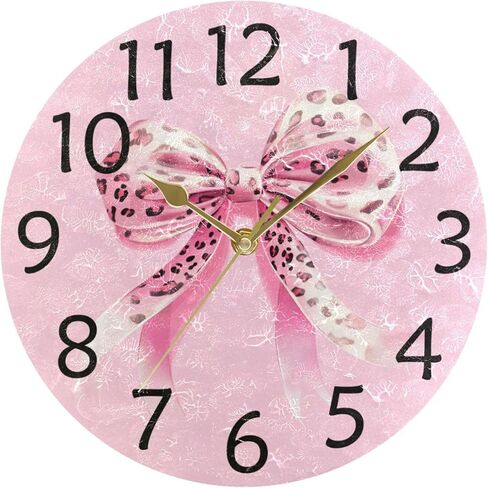 IRYULJX Lovely Yellow Duck Silent Wall Clocks Battery Operated for Living Room 9.8 inch, Non-Ticking Decorative Clock for Bedroom Wall Decor, Home, Study Room, Office, School in Saudi Arabia