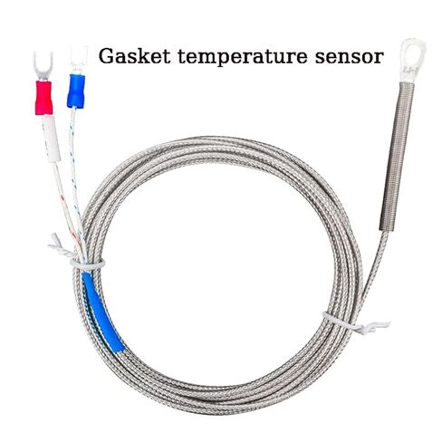 K Patch Type Thermocouple Hole 6mm Temperature Sensor Stainless Steel Shielding Wire E Type 1Pcs(K Type 2M) in Saudi Arabia