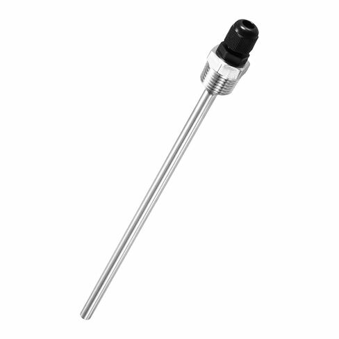 Wedless 304 الفولاذ المقاوم للصدأ Thermowell مع غطاء درجة حرارة غدة الكابل لتخمير البيرة المنزلية لعشاق صناعة النبيذ (8 * 30 مم / 0.31 * 1.18 بوصة) in Kuwait