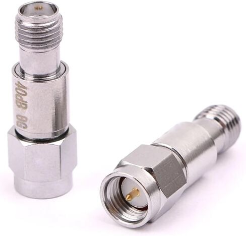 2W SMA Coaxial Fixed Attenuators Frequency 6GHz 8GHz SMA Fixed Connectors Y5GB(Sliver-6db) in Saudi Arabia